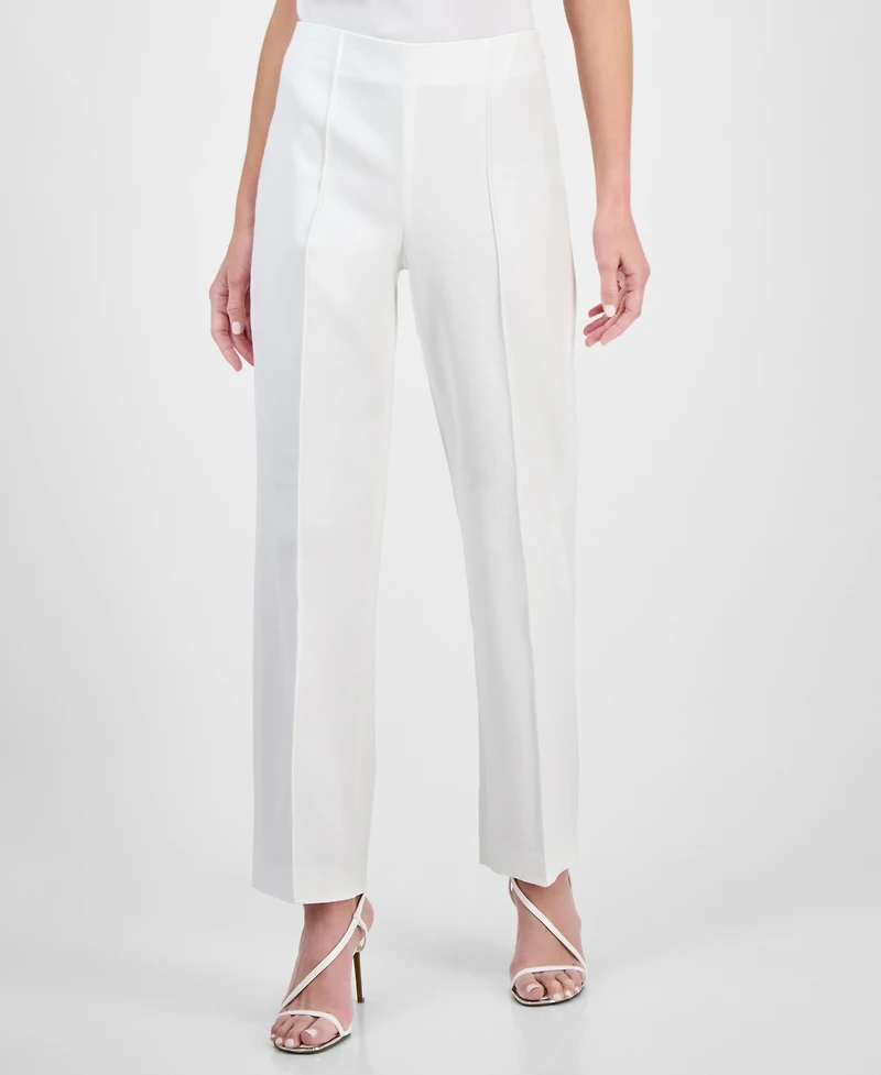 Anne Klein Women's Pull-On Front-Seam Trousers