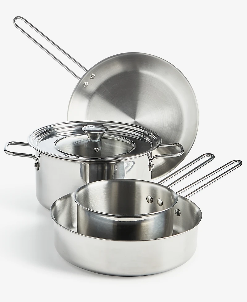 Arch Studio 5-Pc. Stackable Stainless Steel Cookware Set, Exclusively at Macy's