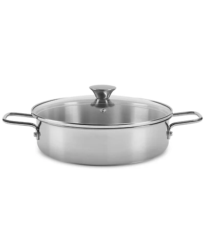 Arch Studio Stainless Steel 3-Qt. Everyday Pan & Lid, Exclusively at Macy's
