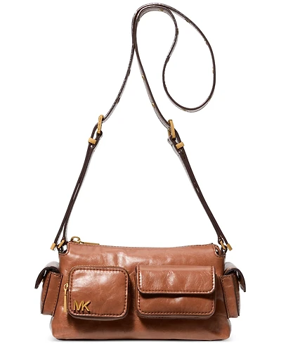 Michael Kors Dakota Small Leather Convertible Pocket Crossbody