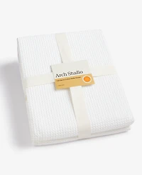 Arch Studio Waffle Cotton Blanket, Full/Queen, Exclusively at Macy's