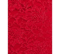 Morgan & Company Juniors' Sleeveless Glitter Lace Gown