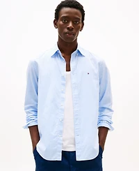 Tommy Hilfiger Men's Regular-Fit Striped Poplin Shirt