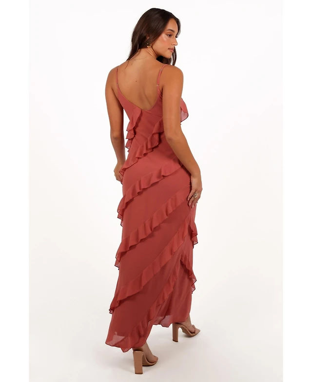 black frill maxi dress Ruffle Maxi Dress – Scotch & Soda