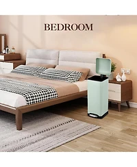 gaomon 8 Gallon (30L) Step Trash Can, Stainless Steel Bathroom Garbage Can