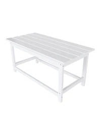 WestinTrends 4-Piece Adirondack Chairs with Cup Holders and Table Set