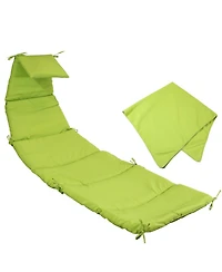 Replacement Cushion and Umbrella Fabric for Outdoor Hanging Lounge Chair