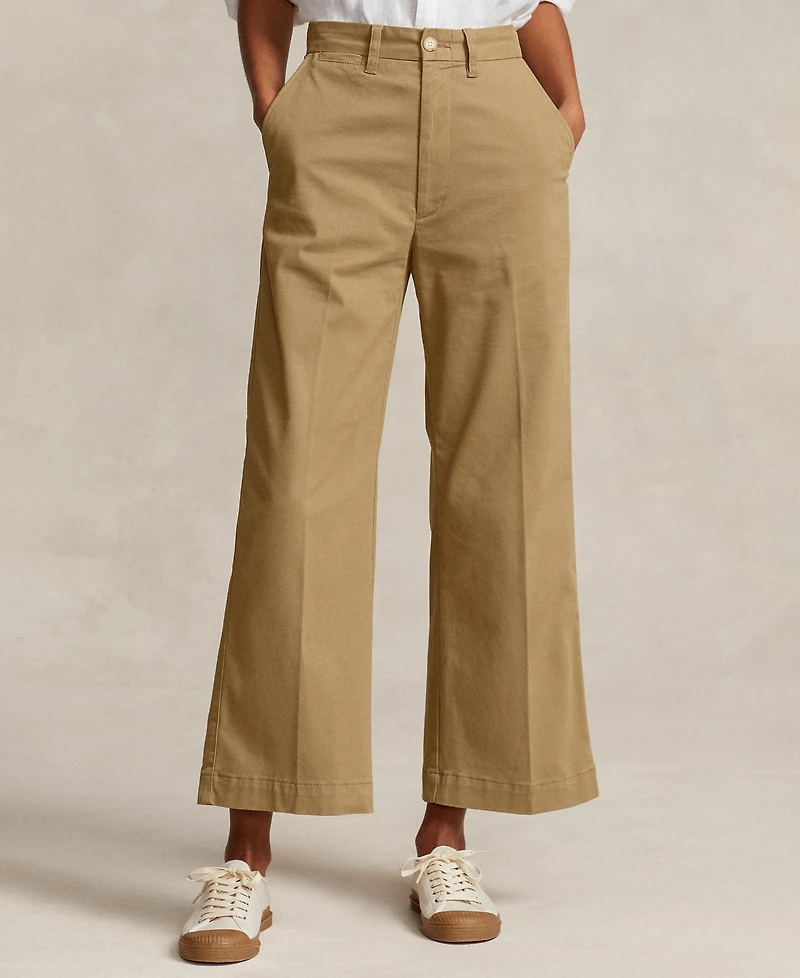 Polo Ralph Lauren Women's Chino Wide-Leg Pants