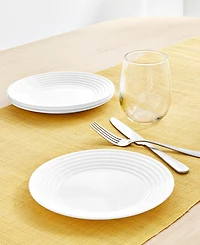 Arch Studio Opal Glass Spiral Salad Plates, Set of 4, Exclusively at Macy's