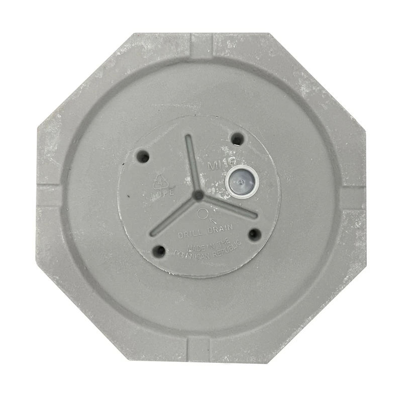 Indoor/Outdoor Modern Faceted Polyresin Flower Pot Planter