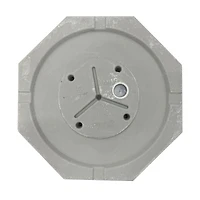 Indoor/Outdoor Modern Faceted Polyresin Flower Pot Planter