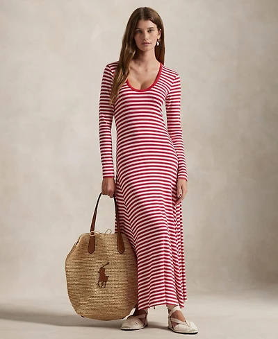 Polo Ralph Lauren Women's Striped Scoopneck Dress