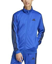 adidas Men's 3 Stripes Tricot Regular Track Top