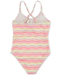 Hurley Big Girls Cutout One-Piece Swimsuit
