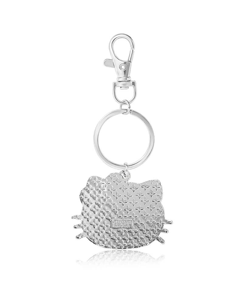 Hello Kitty Pave Crystal Bling Embellished Travel Keychain