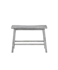 Saddle Design Wooden Bench – Rustic and Elegant Seating for Dining Room or Entryway