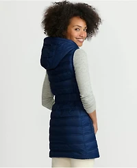 Lands' End Women's Wanderweight Belted Packable Down Vest
