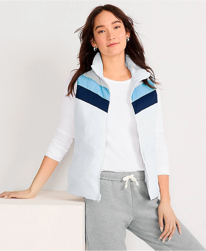 Lands' End Women's Wanderweight Reversible Packable Down Vest
