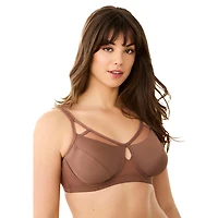 Comfort Choice Women's Full Coverage Mesh Side Wire Bra