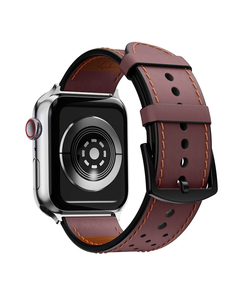 Waloo Breathable Leather Band For Apple Watch