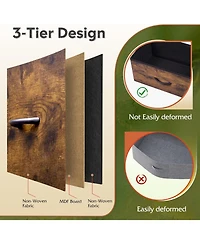 Wlive Tall Dresser for Bedroom with 13 Drawers Storage Organizer Unit Fabric Closet Chest of Steel Frame Wood Top