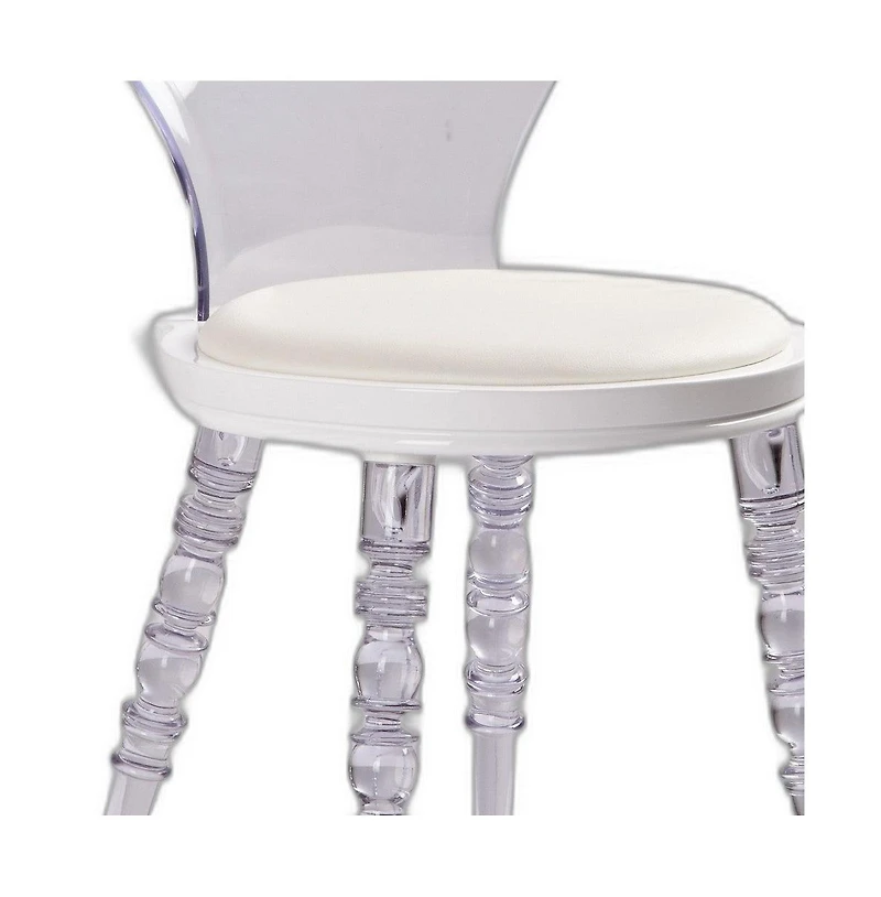Armless Chair – Stylish and Versatile Seating for Living Room, Bedroom, or Office