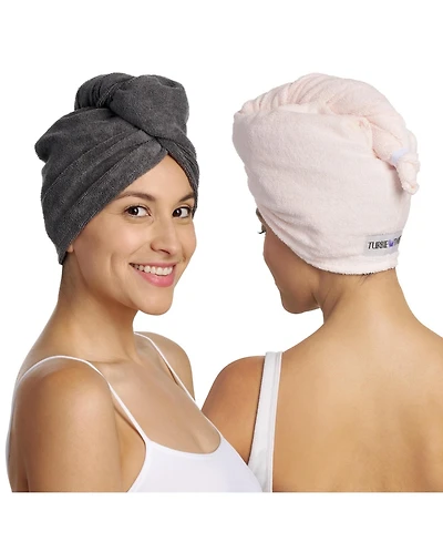 Turbie Twist Deluxe Wet Dry - Microfiber Tt and Shower Cap Multicolor