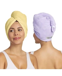 Turbie Twist Deluxe Wet Dry - Microfiber Tt and Shower Cap Multicolor