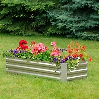 Galvanized Rectangle Raised Garden Bed