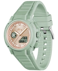 Lacoste Women's LC33 Green Silicone Strap Watch, 40mm