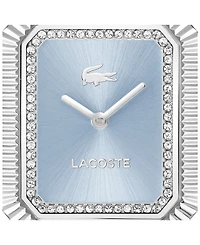 Lacoste Women's Parisienne Silver Tone Stainless Steel Bracelet Watch, 28.3 x 20.7mm