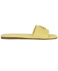 Calvin Klein Women's Yancie Logo Flat Slide Sandals