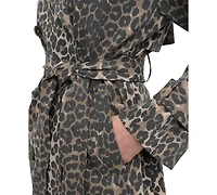 Dkny Women's Belted Double-Breasted Trench Coat