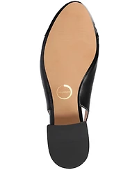 Journee Collection Women's Sammie Block Heel Slingback Pumps