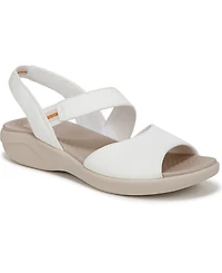 LifeStride Women's Cheerful Washable Peep Toe Slingback Sandals