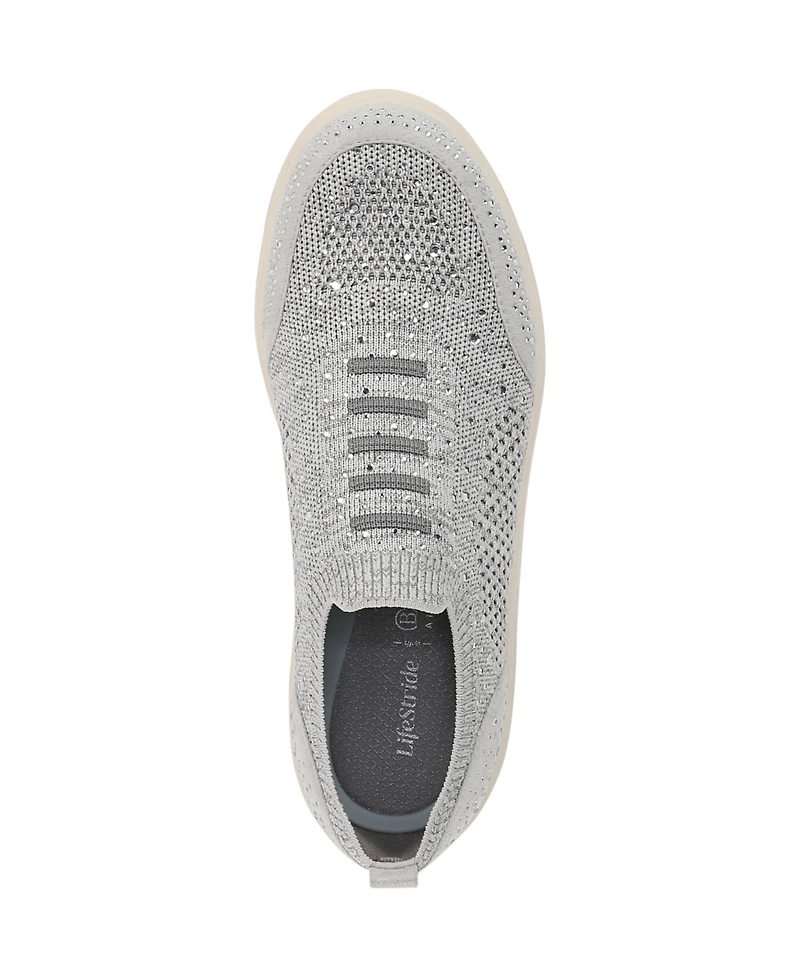 LifeStride Women's Timeless Bright X-Training Washable Inspired Slip On Sneakers