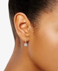 Diamond Drop Earrings (1/3 ct. t.w.) in 10k White Gold