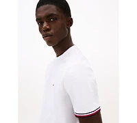 Tommy Hilfiger Men's Global Stripe Cuff T-Shirt