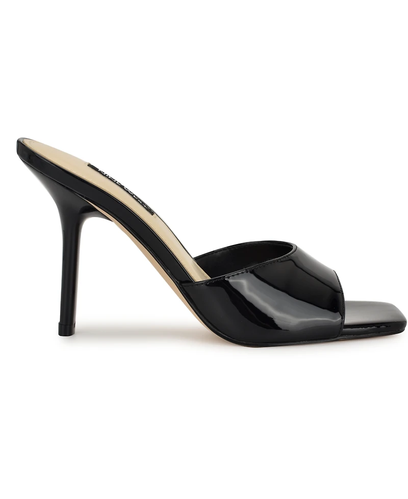 Nine West Women's Disko Square Toe Stiletto Sandals