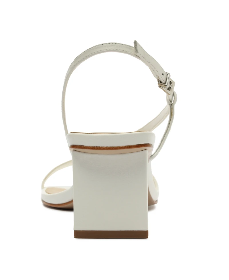 Schutz Women's Heloise Mid Block Heel Dress Sandals