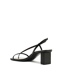 Schutz Women's Heloise Mid Block Heel Dress Sandals