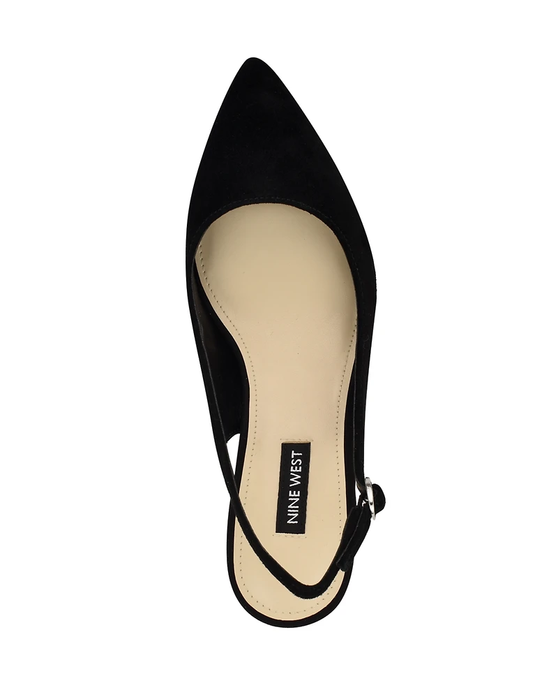 Nine West Women's Kamsee Block Heel Slingback Pumps