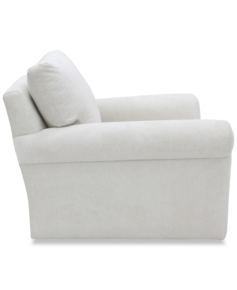 Reiter Fabric Swivel Arm Chair, Exclusively at Macy's