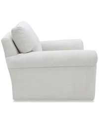 Reiter Fabric Swivel Arm Chair, Exclusively at Macy's