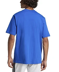 adidas Men's Essentials Regular-Fit Linear Logo Graphic T-Shirt
