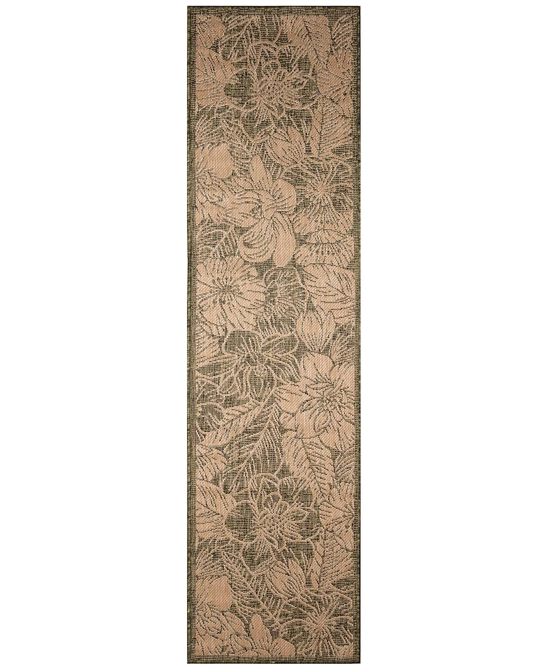 Liora Manne' Carmel Botanical 1'11"x7'6" Runner Area Rug