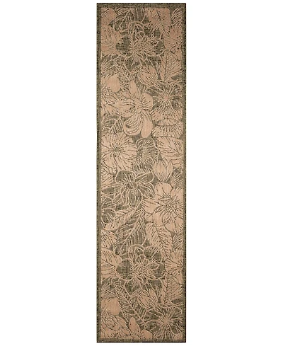 Liora Manne' Carmel Botanical 1'11"x7'6" Runner Area Rug