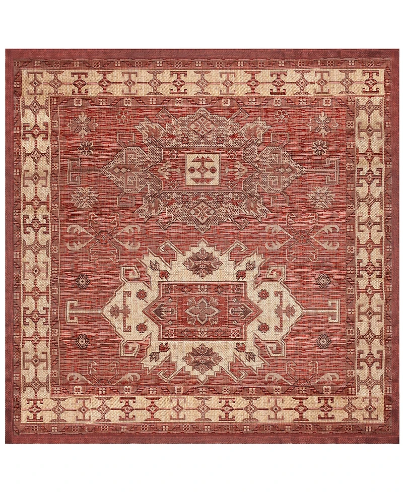 Liora Manne' Carmel Kilim 7'10"x7'10" Square Area Rug