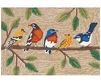 Liora Manne' Frontporch Birds on A Branch 1'8"x2'6" Area Rug