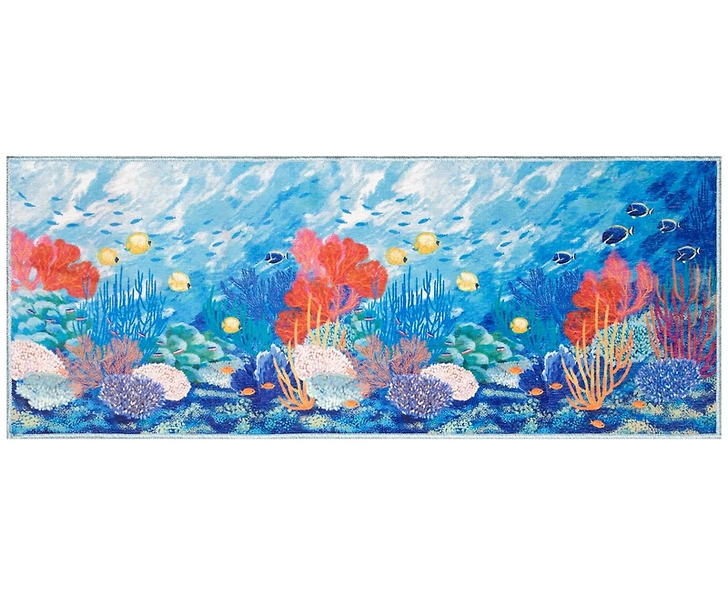 Liora Manne' Impressions Underwater 1'11"x4'11" Runner Area Rug